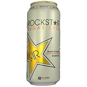 16 Pack - Rockstar Energy Drink Sugar Free - 16oz.