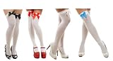 FDC White Stockings Wth Coloured Bows
