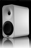 ION L 2 way bookshelf speaker in White