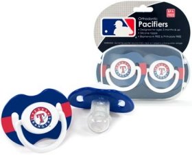 Texas Rangers Pacifier - 2 Pack, Catalog Category: NLB