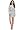 Twelfth St. by Cynthia Vincent Women's Long Sleeve Mini Dress, Powder Floral, Small