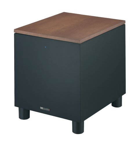 MB Quart Alexxa 12-inch 350W BASH Powered Subwoofer, Cherry w / Black