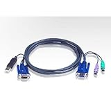 ATEN Intelligent KVM Cable 2L5503UP - keyboard / mouse / video cable - 10 ft ( 2L5503UP )