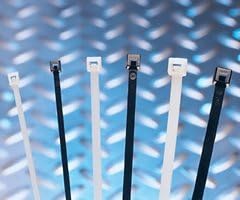 7.5" Black UV Nylon Wire Ties 1,000 Pack