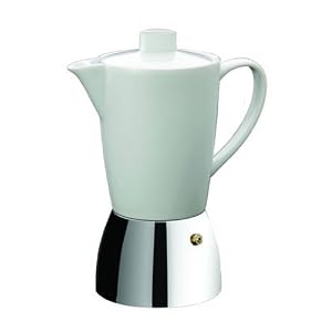 Legnoart TWIST Moka Coffee Maker, 3 Cups, Designed by Robin Levien