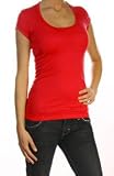 Splendid 1x1 Cap Sleeve Scoop in Lipstick