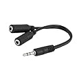3.5mm Audio Y Splitter Cable for Speaker and Headphones