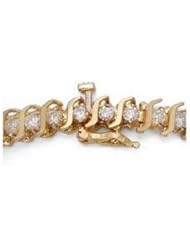 2.00ct Round Cut Diamond S Bracelet B-155-2 (12 pcs)