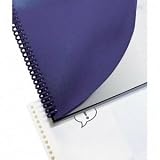GBC Presentation Cover, Plain, Round Corners, 200/box, Navy
