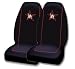 2 Front Seat Covers - Betty Boop Leg up Rock Star