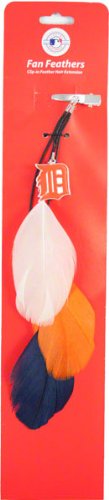Detroit Tigers Team Color Feather Hair Clip