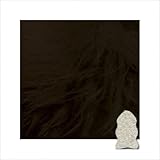 Bowron - LWWSXT-BLK - Gold Star Sheepskin Throw Rug - Black - Sexto