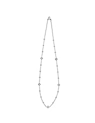 18K White Gold Diamond By The Inch Blank Necklace 18 Inch