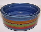 Vo-Toys Fiesta-ware Ceramic Dish 7in Blue