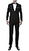 Ferrecci Paul Lorenzo Mens White & Black Regular Fit 2pc Tuxedos