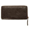 Rocha.John Rocha- Chocolate eastern zip-around purse'