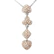Necklace with Playing Card Symbols - Chain: 17", Height: 57mm