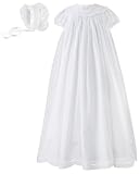 Sarah Louise baby girl christening gown in ivory - 0/3 month
