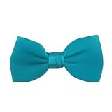 Solid Teal Green Bowtie