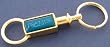 Tampa Bay Devil Rays Gold Tone Valet Keychain