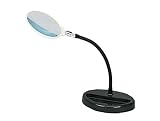 13'' FLEX-NECK 4 1/2'' 2X MAGNIFIER W/ TRAY