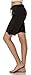Classic Designs Juniors Stretch Poplin Cargo Bermuda Shorts with Elastic Waist