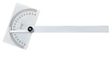 Starrett C183 Steel Protractor with Rectangular Head