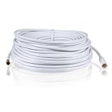 Buy 100-ft. Outdoor Quadshield Coax Cable (White) by Radio Shack