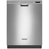 KitchenAid Superba Series EQ: KUDS30CX 4 blade food disposer eliminates the need for pre rinsing by grinding down food particles so they can be washed away Optimum wash sensor adjusts the wash cycle to specific water conditions for maximum cleaning effic