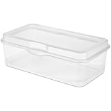 Sterilite Large Flip Top Storage Box, Set of 6