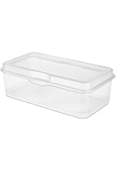 Sterilite Large Flip Top Storage Box, Set of 6