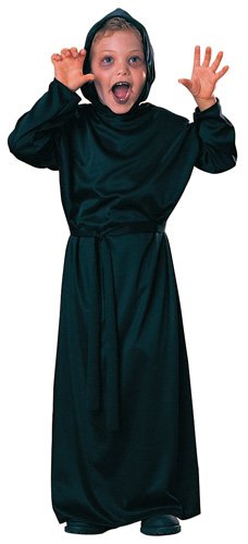 Haunted House Child's Black Horror Robe, Small