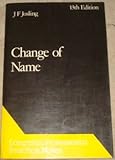 Change of name