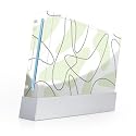 Boomerang Green Design Nintendo Wii Body Protector Skin Decal Sticker