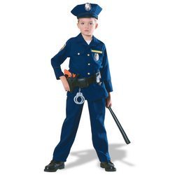 Policeman Costume: Boys Size 8-10