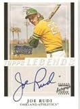 2004 Topps Legends Autographs #TT-JR Joe Rudi - Oakland Athletics (Autographed Card) (Baseball Cards)