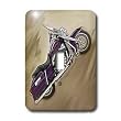 Light Switch Cover Picturing Picturing Harley-Davidson Motorcycle - single toggle switch