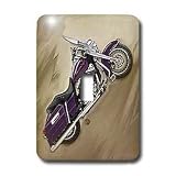 Light Switch Cover Picturing Picturing Harley-Davidson Motorcycle - single toggle switch