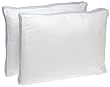 Perfect Fit Extra Firm Density Queen Size 233 Thread-Count Quilted Sidewall Pillow 2 Pack, White
