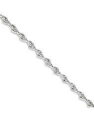 Sterling Silver Diamond Bracelet