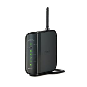 Belkin N150 Wireless Router with Push Button Security Set Up and Network Status Display (F6D4230uk4)