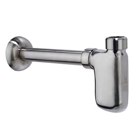 Decolav 9100-SN Decorative Bottle Trap, Satin Nickel