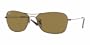 RAY BAN RB 3388 RB3388 014/57 BROWN METAL CRYSTAL BROWN POLARIZED LENS AVIATOR SUNGLASSES SHADES