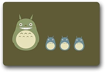Hi,Doormat Custom Japanese Anime My Neighbor Totoro Indoor/Outdoor Doormat Kitchen Rugs Decor Rug Non Slip Mats 23.6 X 15.7 Inch