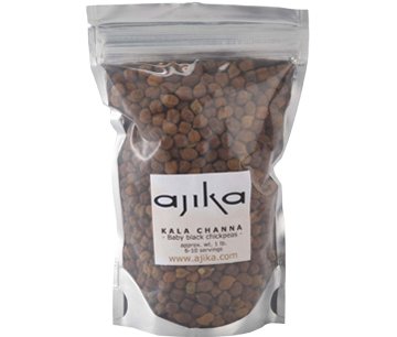 Ajika Kala Channa -Small Black Chickpea -14 oz. 6 Packages by Bean Soups