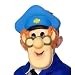 Child's Postman Pat Mask Great for Halloween Costume