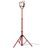 YAMAZEN 伸縮ハロゲン投光機 YHS500S赤