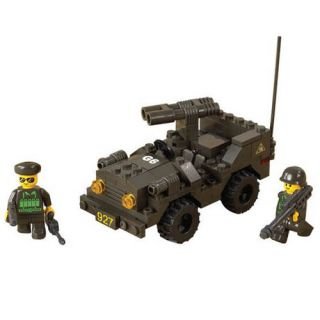 Hohong - Children Intellect training / Smart Thinking Training Plastic Blocks - Double Barreled Gun Vehicle