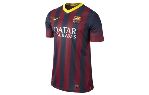 Barcelona Home Authentic Jersey 2013 / 2014-M On Sale