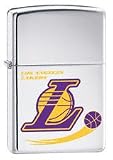 Zippo Lighter NBA Los Angeles Lakers, High Polished Chrome